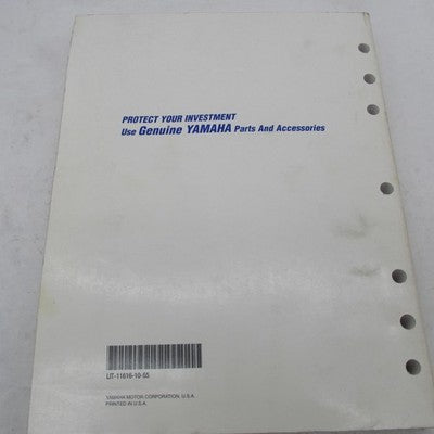 Yamaha OEM YZF600 Service Manual Factory Operator Guide LIT-11616-10-5