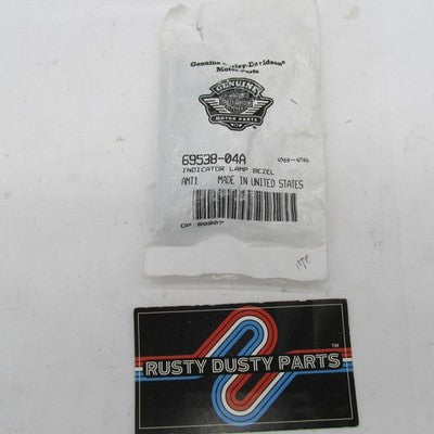 Harley-Davidson Genuine OEM NOS 04-16 Dyna Indicator Lamp Bezel 69538-