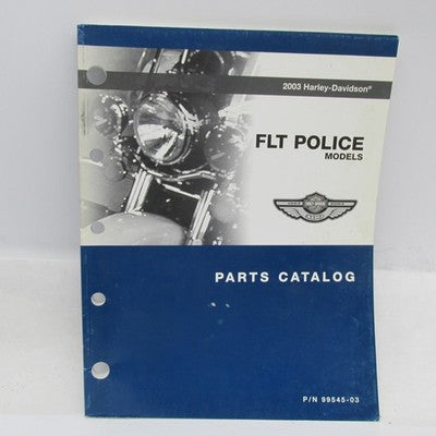 Harley-Davidson Official Factory 2003 FLT Police Models Parts Catalog