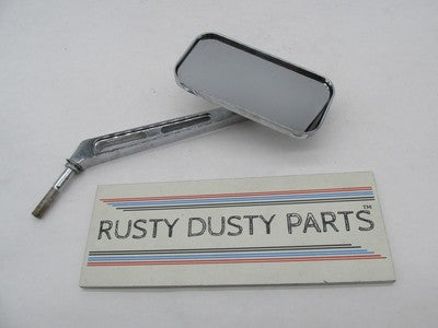 Harley Chrome Right Side Slotted Stem Mirror