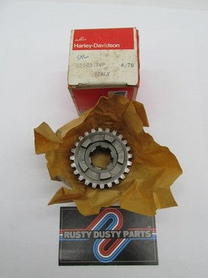 Harley Davidson Aermacchi Genuine NOS Countershaft Fourth Gear 35603-7