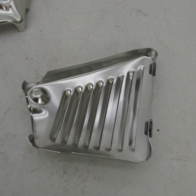 Pair of Harley OEM V-Rod VRSC Louvred Frame Neck Side Covers 66114-01