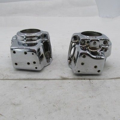 Pair Harley Davidson OEM Left/Right Chrome Handlebar Switch Housing Ki