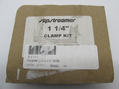 Slipstreamer NOS 1 1/4" Round Windshield Handlebar Clamp Kit S-114-C S