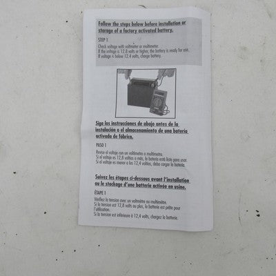Polaris OEM NOS 12V 12.6AH 240CCA Indian YTX14H AGM Battery 4017581