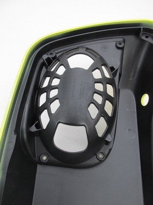 Harley Davidson Genuine NOS NIB RH Saddlebag Speaker Lid Kit Yellow 9
