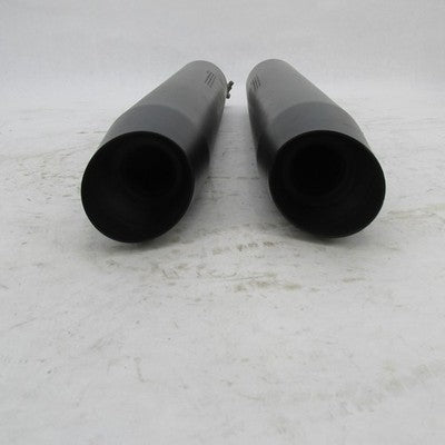 Pair of Harley Davidson OEM Blk Mufflers 17+ Touring 64900766A 6490076