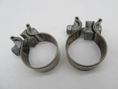 Pair of Harley Davidson Genuine 1.75" Exhaust Muffler Clamps