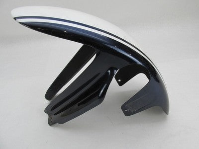 Buell Harley Thunderbolt S3 White & Blue Front Fender Racing Stripes