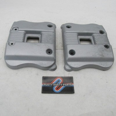 Pair of Harley OEM 04-22 Sportster XL Silver Outer Rocker Box Covers 1