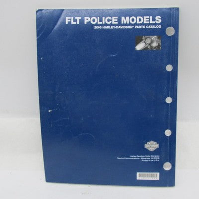 Harley-Davidson Official 2006 FLT Police Models Parts Catalog 99545-06