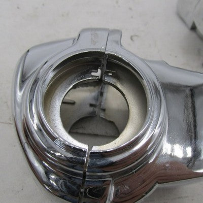 Pair Harley Davidson OEM Left/Right Chrome Handlebar Switch Housing Ki