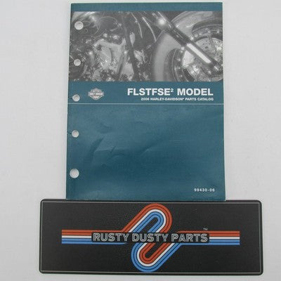 Harley-Davidson Official Factory 2006 FLSTFSE2 Model Parts Catalog 994