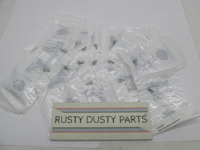 LOT of 13 Harley-Davidson OEM NOS 8-32 x 1/2" Torx Pan Head Sems Screw