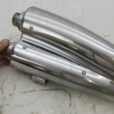 Harley OEM V-Rod VRSC Auxiliary Volume Mid Pipe Muffler Chrome 65151-0