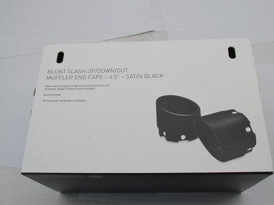 Harley Davidson Genuine NOS NIB Blunt Slash Steel Muffler End Cap 6510