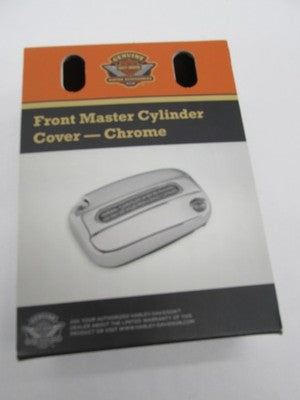 Harley Genuine OEM NOS Front Clutch Master Cylinder Cover Kit, Chrome