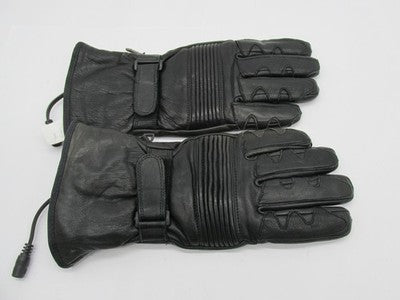First Gear Agrotex Classic Heated Leather Motrocycle Riding Gloves Wom