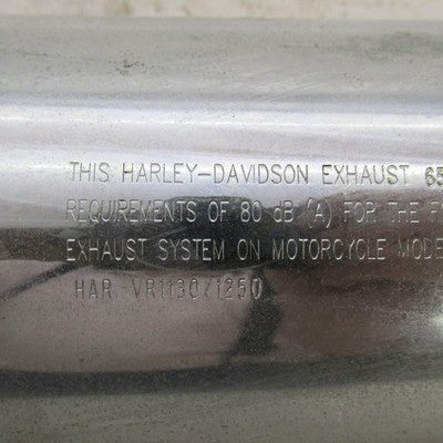 Harley Davidson OEM V-Rod VRSC Upper Exhaust Muffler Chrome 65152-01A