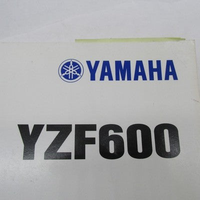Yamaha OEM YZF600 Service Manual Factory Operator Guide LIT-11616-10-5