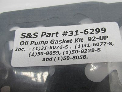 S&S Cycle NOS Oil Pump Gasket 92-99 Harley 31-6299