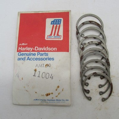Lot of 10 Harley-Davidson Genuine NOS Generator End Retaining Snap Rin