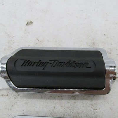 Harley Davidson OEM PairChrome Flame FootPegs Dyna Sportster Shovelhea