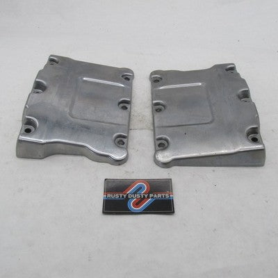 Pair of Harley OEM 99-17 Twin Cam Polished Rocker Box Top Covers 17571