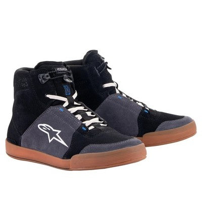 Alpinestars Chrome Riding Shoes Black/Asphalt/Gum Blue 10 251232211721