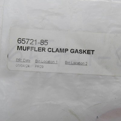 Lot of 3 Harley-Davidson OEM NOS Copper Muffler Clamp Gaskets 65721-85