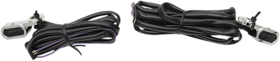 Drag Specialties LED Handlebar Marker Lights Chrome/Smoke/Amber 2040-2129