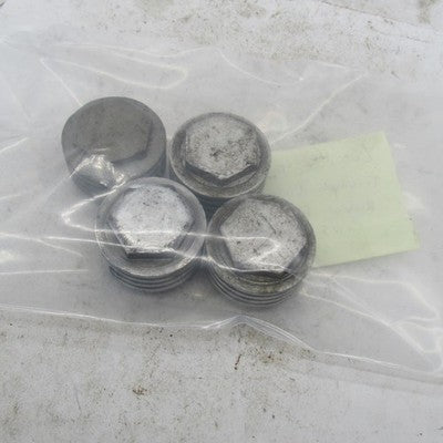 Lot of 4 Vintage Triumph BSA Genuine Rocker Box Caps Fork Tube Caps
