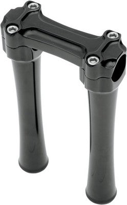 Todd's Cycle Black Bone Bar Clamp And Risers for 1" Handlebars BBC83-2
