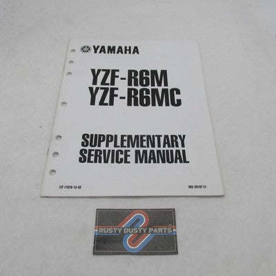 Yamaha YZF-R6M, YZF-R6MC Supplemental Service Manual LIT-11616-13-43