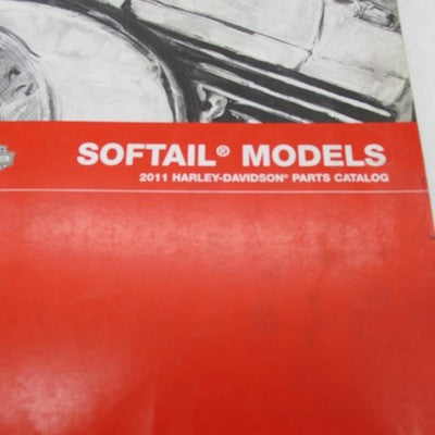 Harley Davidson Official Factory 2011 Softail Models Parts Catalog 994