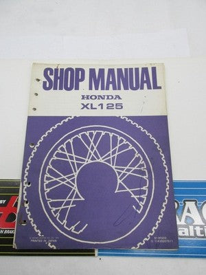 Honda Official Factory 1973 XL125 Shop Service Manual Book