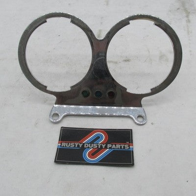 Harley OEM Dual Gauge Mount Bracket Speedometer/Tach XL FXR 1986-1991
