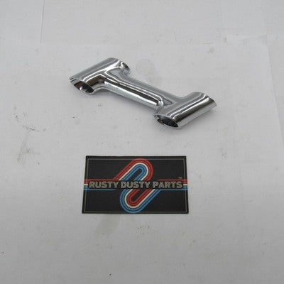 Harley OEM Touring Chrome Left Saddlebag Guard Rail Clamp Inner/Outer