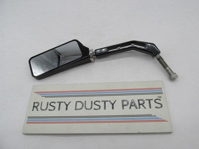Harley-Davidson Left Side Black Slotted Stem Side Mirror