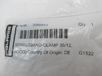 Polaris Genuine NOS OEM 35/12 Springband Clamp 7080844