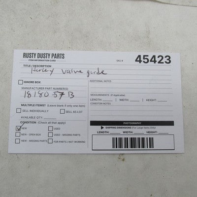 Harley-Davidson OEM +.002" Oversize Valve Guide 18180-57B
