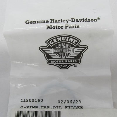 Lot of 2 Harley-Davidson OEM NOS Oil Filler Cap O-Rings 11900160