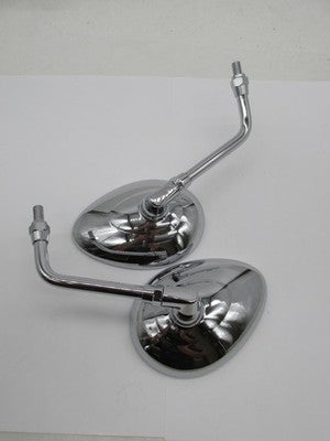 Indian Genuine OEM Pair of Chrome Mirrors 2635789-156 2635787-156