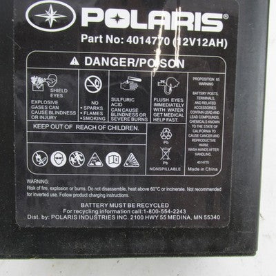 Polaris OEM NOS 12V 12AH 210CCA Victory Indian AGM Battery 4014770
