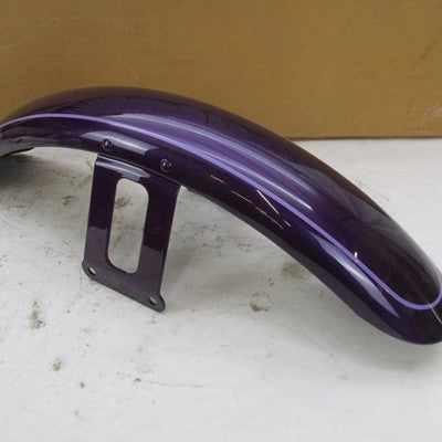 Harley Davidson OEM NOS FXDWG Wide Glide Concord Purple Front Fender 5