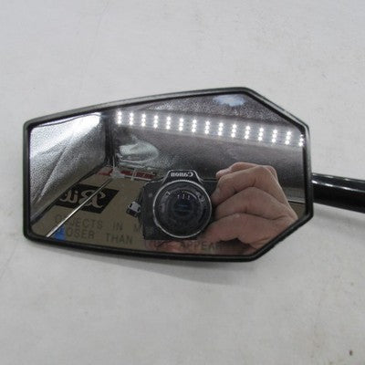 Pair of Harley-Davidson OEM Black Dominion Mirrors *Right is Cracked*