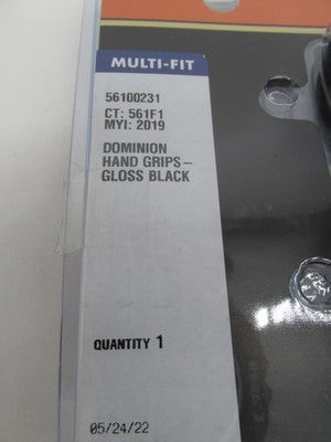 Harley Genuine OEM NOS Dominion Hand Grips, Gloss Black 56100231