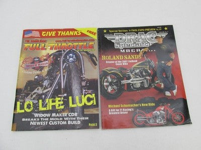 Mixed Lot of 10 Harley Davidson Chopper Magazines Born to Ride America