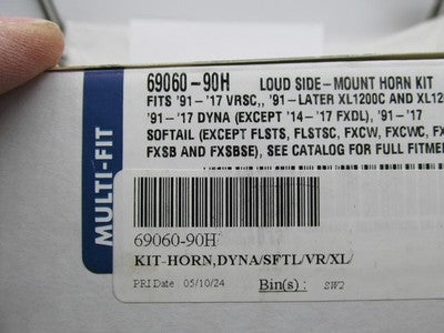 Harley Davidson Genuine NOS Dyna Softail XL Loud Side-Mount Horn Kit