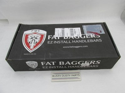Fat Baggers NOS NIB EZ Install Pointed Top Handlebars Black 0601-6377
